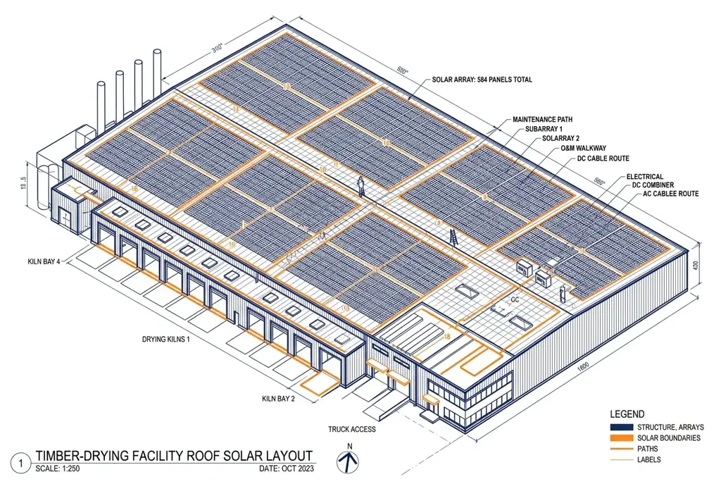 projet séchoir solaire bois TERA Structures Aléria Corse